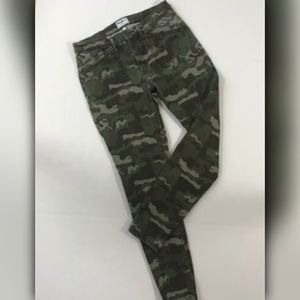 William Rast Camouflage Skinny Jeans